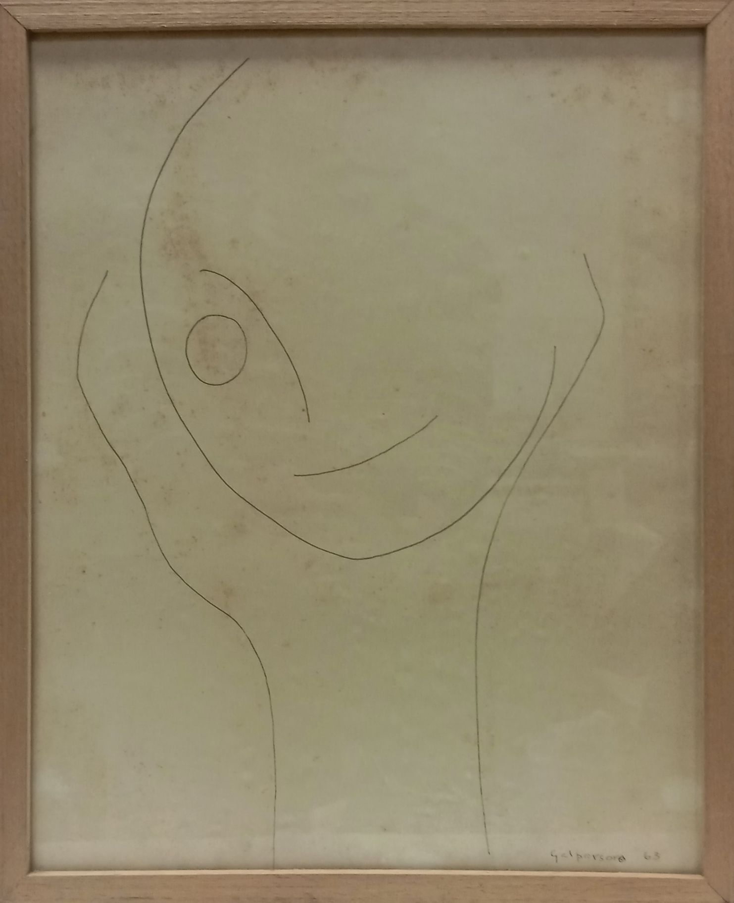 1963 Dibujo 35x28,2 Tinta china sobre papel_
